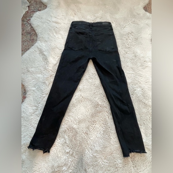 Abercrombie super skinny ankle high rise black jean size 28/6R - Picture 5 of 10